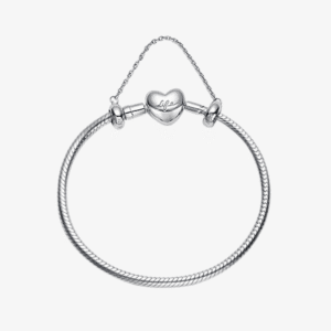 Pulseira Coração - Prata